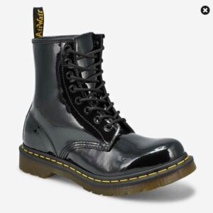 Doc Marten Black Patent Leather Boots